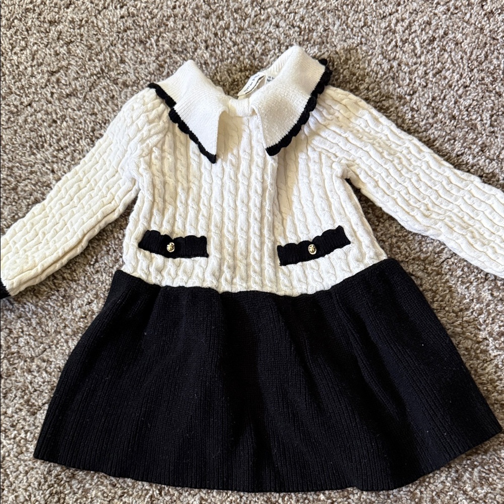 Cable Knit Sweater Dress